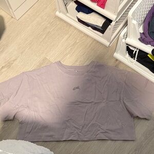 Alphalete Light Purple Crop Top - Large
